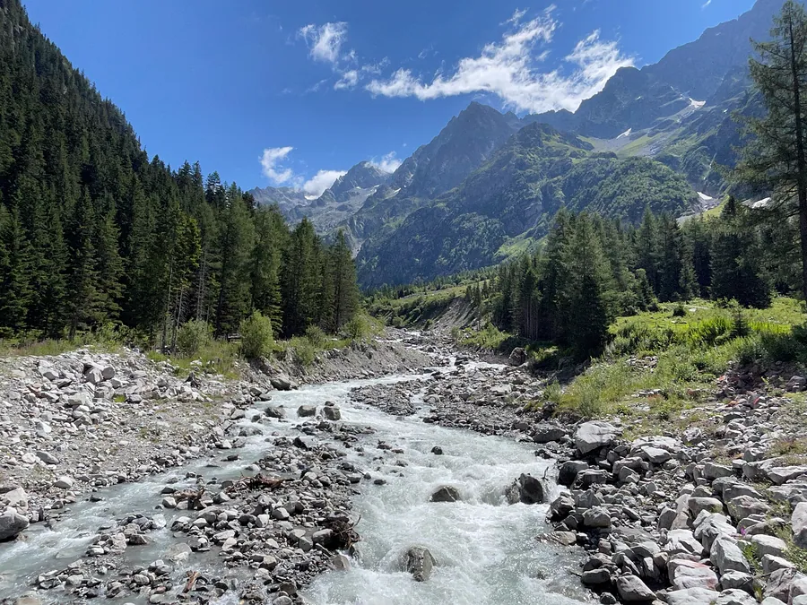 Die Kander oberhalb Selden